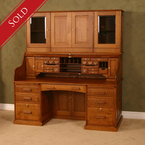 72" Deluxe Rolltop Desk