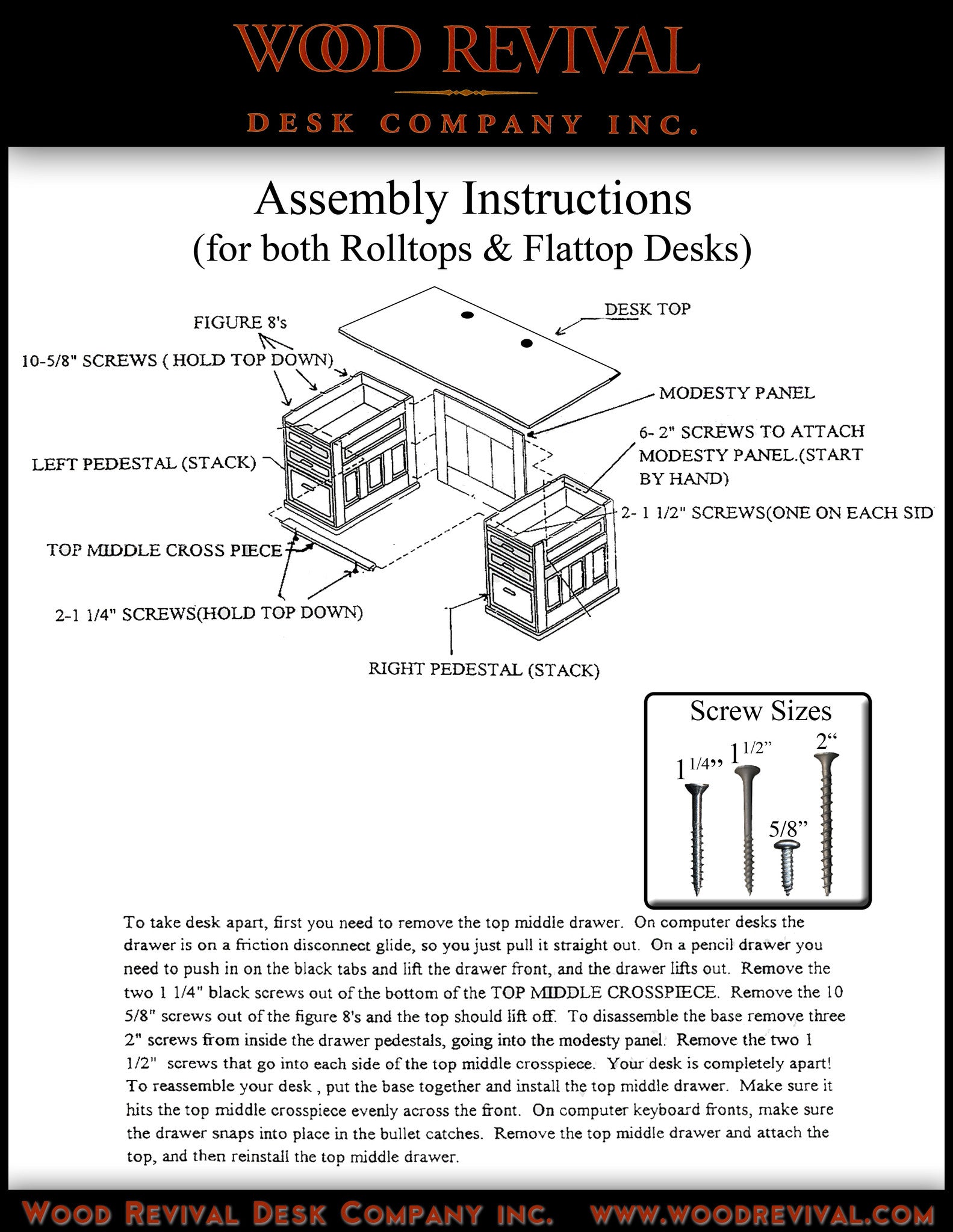 Assembly Instructions | Wood Revival